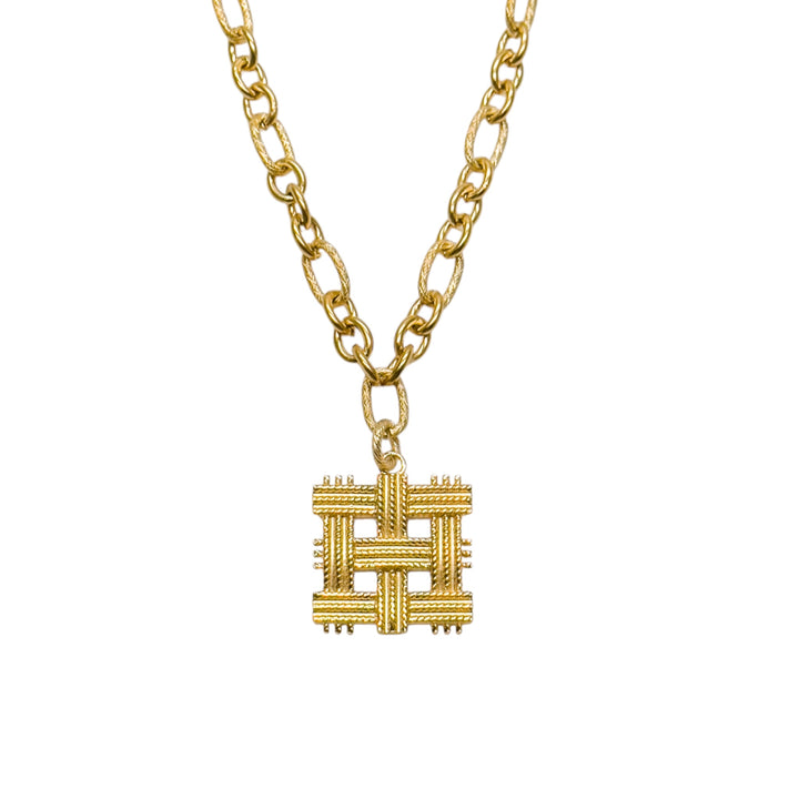 Houndstooth Necklace