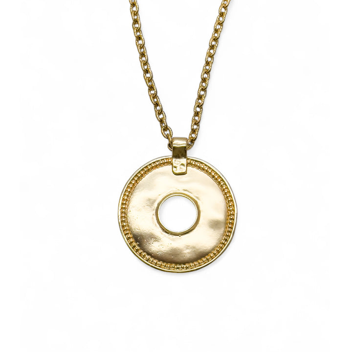 Gilded Matte Gold Necklace