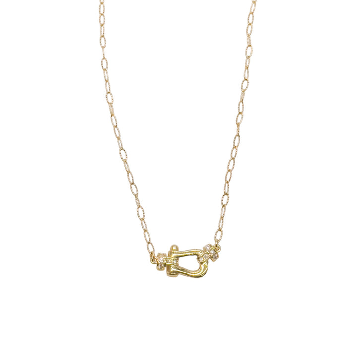 Mirabelle Dainty Horse Buckle Necklace