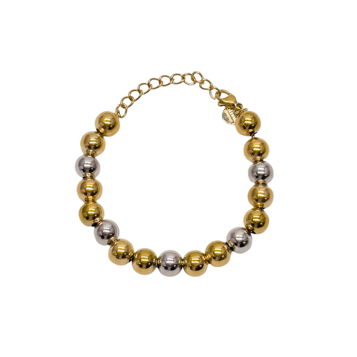 Andrea Bead Bracelet in Mixed Metals