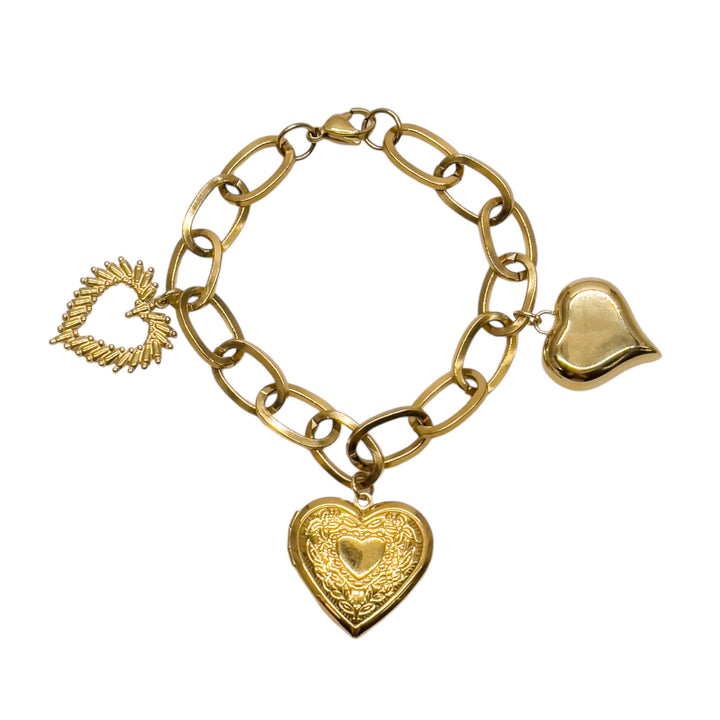 Lola Heart Charm Bracelet