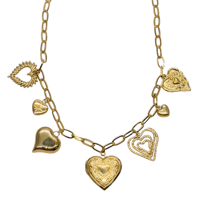 Lola Heart Charm Necklace