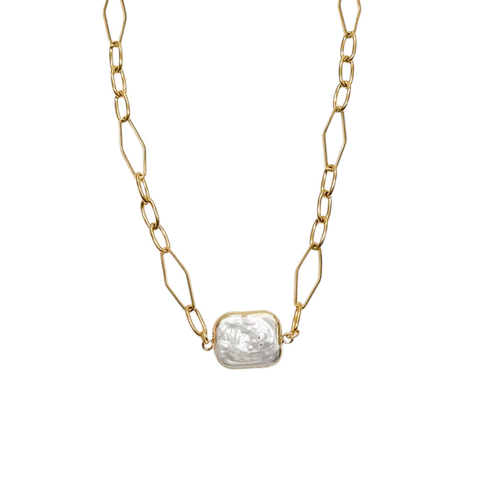 Alexandra Pearl Connector Necklace