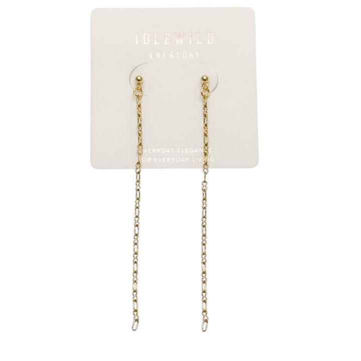 Dainty Sequence Chain Duster Earrings
