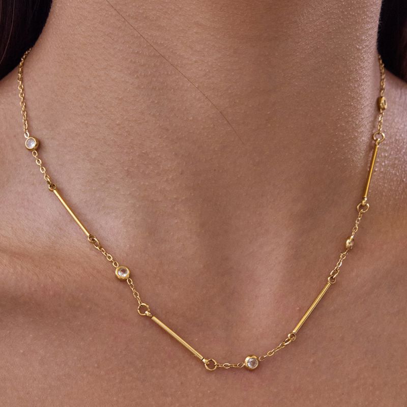 Bamboo Eternity Necklace