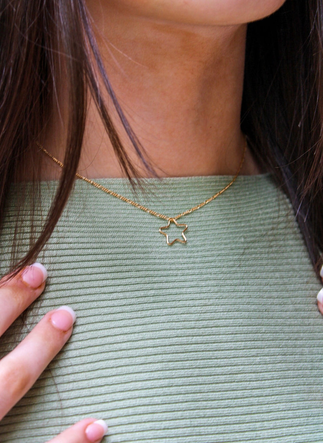 Shine Star Necklace in Gold-Filled