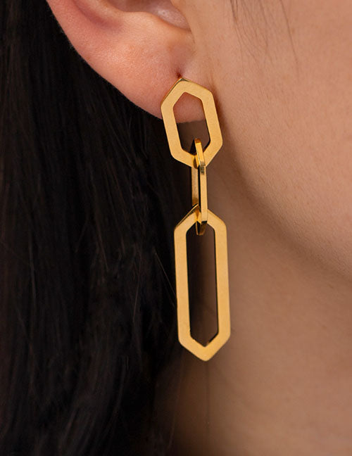 Modern Links Earrings