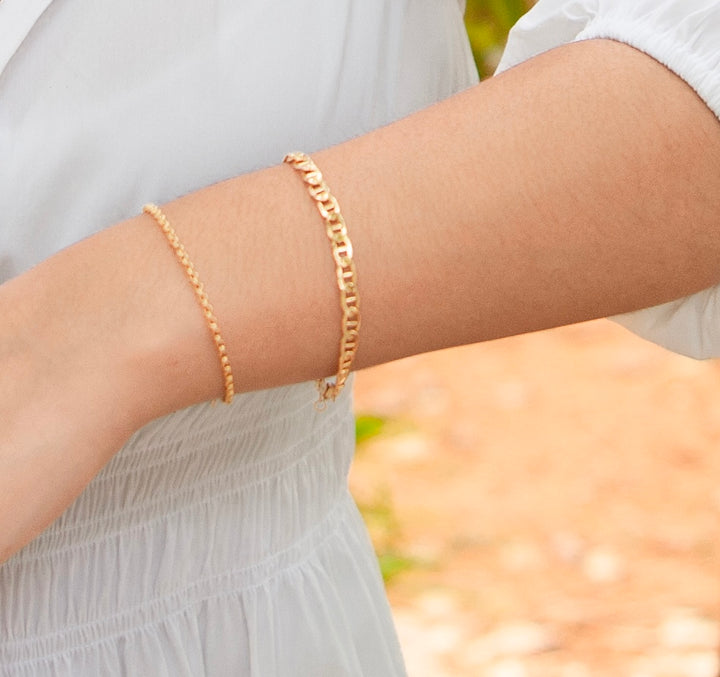 Mariner Chain Bracelet in Gold-Filled