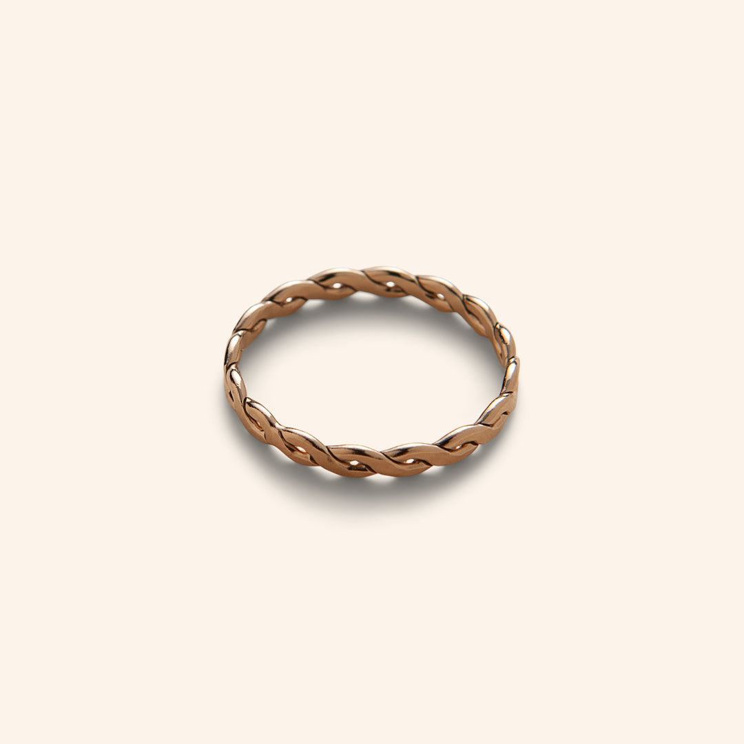 Woven Ring in Gold-Filled