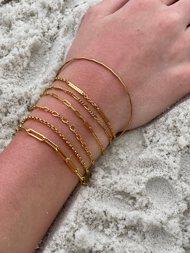 Rolo Chain Bracelet in Gold-Filled