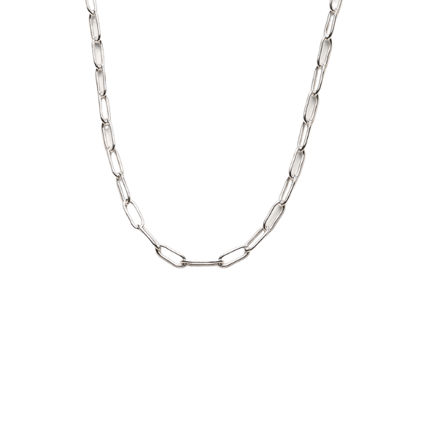 Sterling Paperclip Layering Necklace